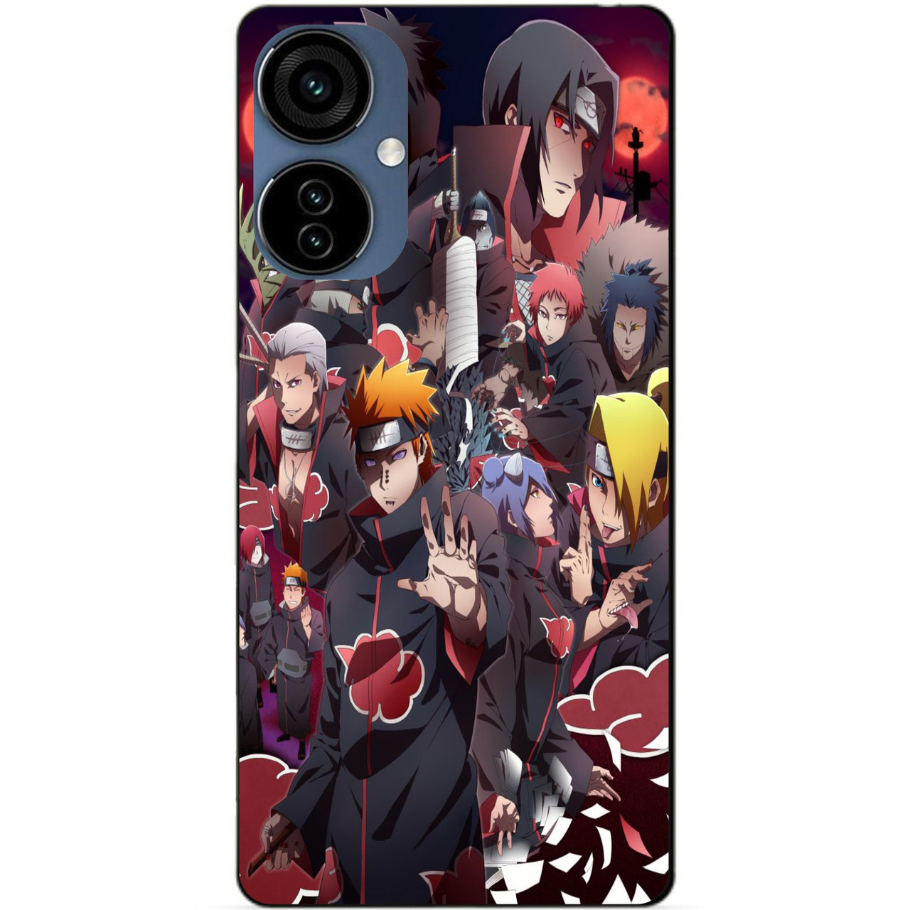Силіконовий чохол бампер для Tecno Camon 19 Neo з малюнком Наруто Naruto аніме