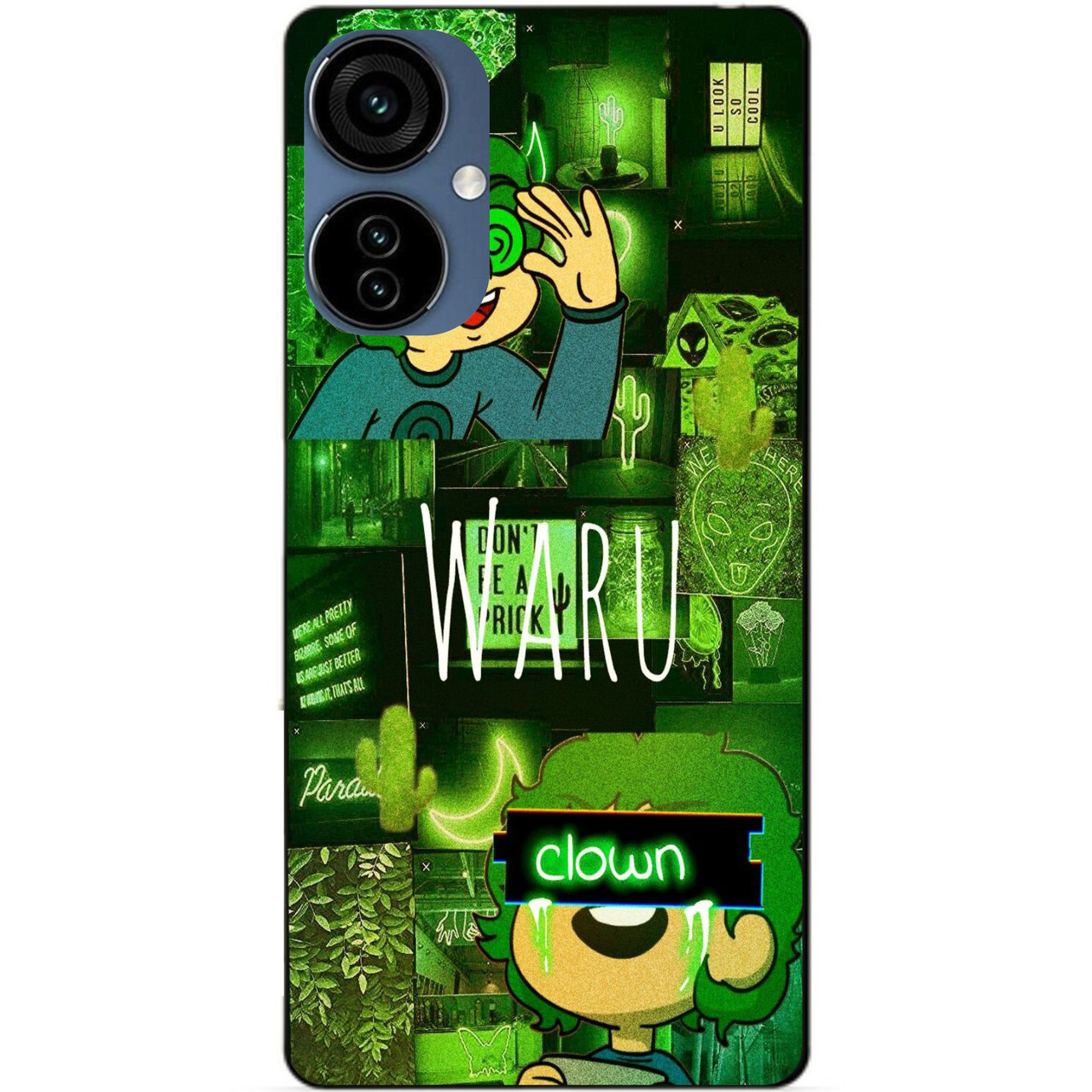 Силіконовий чохол бампер для Tecno Camon 19 Neo Вару 13 карт