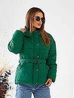 Куртка демісезона жіноча арт. 332 зелена
