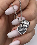 Срібна ладанка кулон 1202.10ч, фото 2