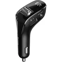 ФМ-модулятор Baseus Streamer F40 AUX Wireless MP3 Charger (CCF40-01) Black