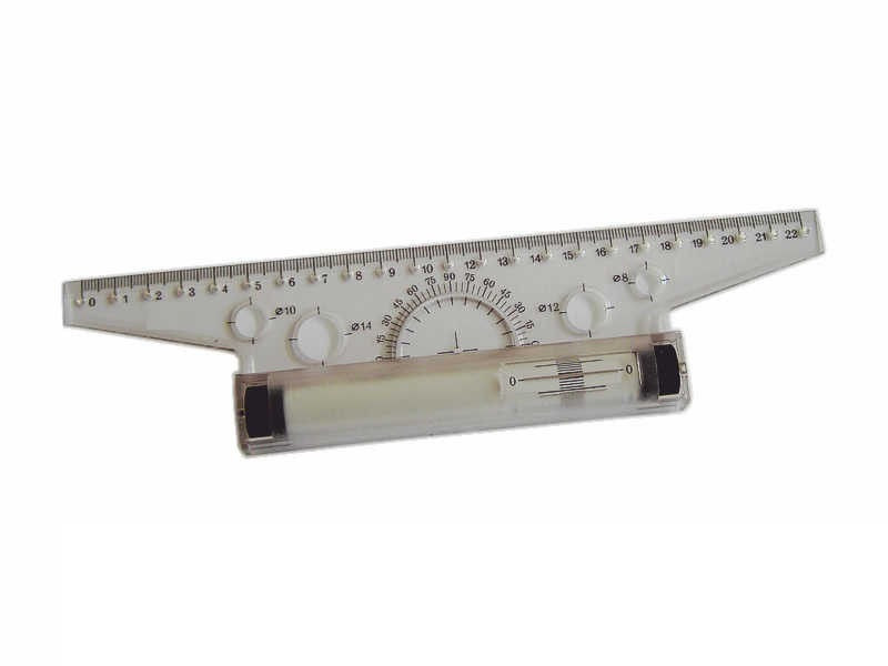 Рейсшина 30 см. "СПЕКТР" Р300п прозорий пластик, фото 1