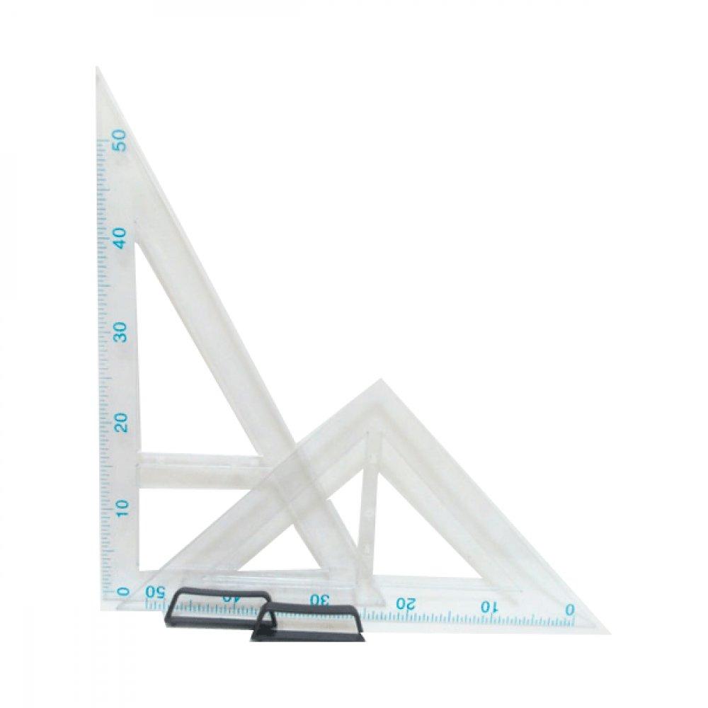 Набір трикутників для дошки No0214" ГІГАНТ" (2 передм) прозорі, фото 1