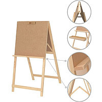 Мольберт-бавовна No Х2 двостор. (h мольб. 118см, размер полотна 58*60см) хвоя, фото 1