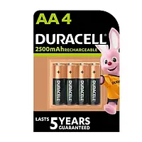 Акумулятор Duracell Rechargeable DX1500 AA/HR06 Ni-MH 2500 mAh BL 4шт