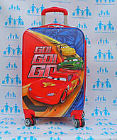 Валізи пластикові великі дитячі на 8 колесах + кодовий замок 55 см L 20 Тачка червоний 420-9 CR