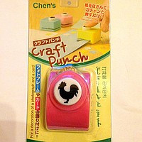 Діркопробивач фігурний для дитячої творчості CJ-522 No75 Петух, фото 1