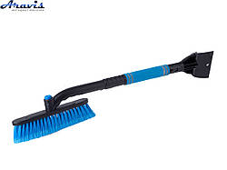 Щітка скребок для снігу та льоду телескопічна 65-82см Vitol ISV-2028