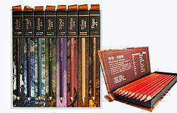 Набір кольорових олівців "Tribute" No3300-80СВ 80 кольорів круглий кедр