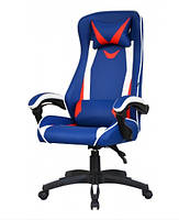 Крісло ігрове Special4You, ExtremeRace black/dark blue E2936, колір чорний із синім
