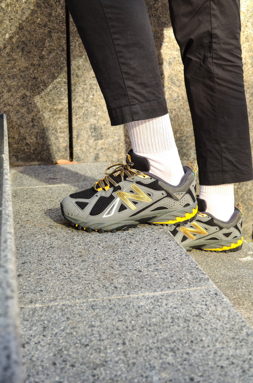 Кросівки чоловічі сірі New Balance 610 v1 Grey Black Yellow (14171)