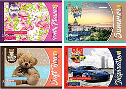 Альбом ТЕТРАДА 40 аркушів на скобі 40 л/120пл з перфорацією