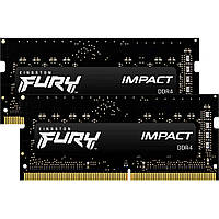 Модуль пам'яті SO-DIMM DDR4 Kingston FURY Impact 2x16GB 3200MHz (KF432S20IBK2/32) [94520]