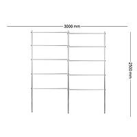 Опора для растений Шпалера садовая 2500*3000 (D24)