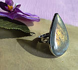 Шикарний персень із пурпуровим лабрадором, фото 6