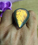 Шикарний персень із пурпуровим лабрадором, фото 7