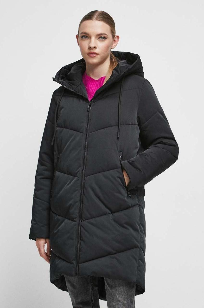 Куртка жіноча зимова однотонна чорна Medicine L - фото 1 - id-p2006054944