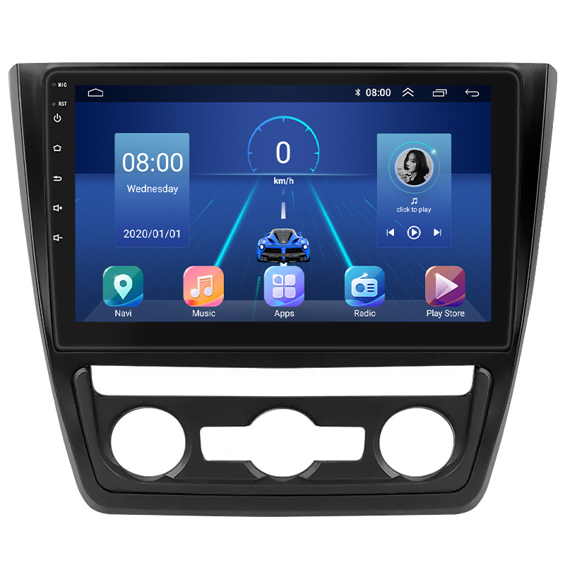 Al Штатна магнітола для Skoda Yeti 1 2009-2014 екран 10" 2/32 Gb 4G Wi-Fi GPS Top Android