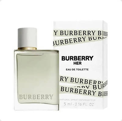 Мініатюра Туалетна вода для жінок Burberry Her 5 мл