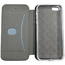Чохол книжка Elegant book для Apple iPhone 5/5S/SE чорний, фото 5
