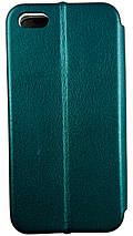 Чохол книжка Elegant book для Apple iPhone 5/5S/SE смарагдовий, фото 3