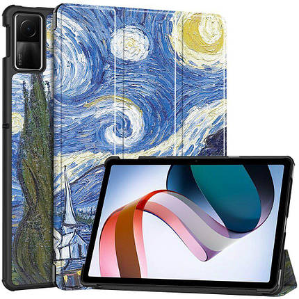 Чохол книжка Crazy Horse на Xiaomi Redmi Pad SE (11") / зоряна ніч, фото 1