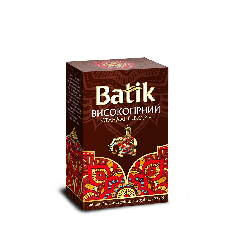 Цейлонський чай Батік чорний Високогірний 100 грам, фото 1
