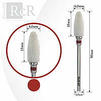 Фреза для зняття керамічна "Кукурудза" RcR 67 червона