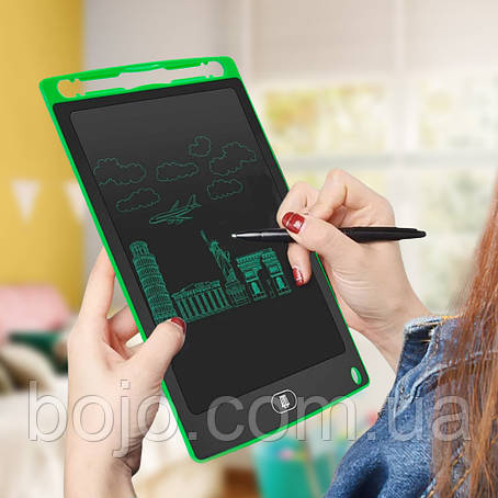 Графічний планшет для малювання LCD Writing Tablet 8.5", Зелений, фото 1