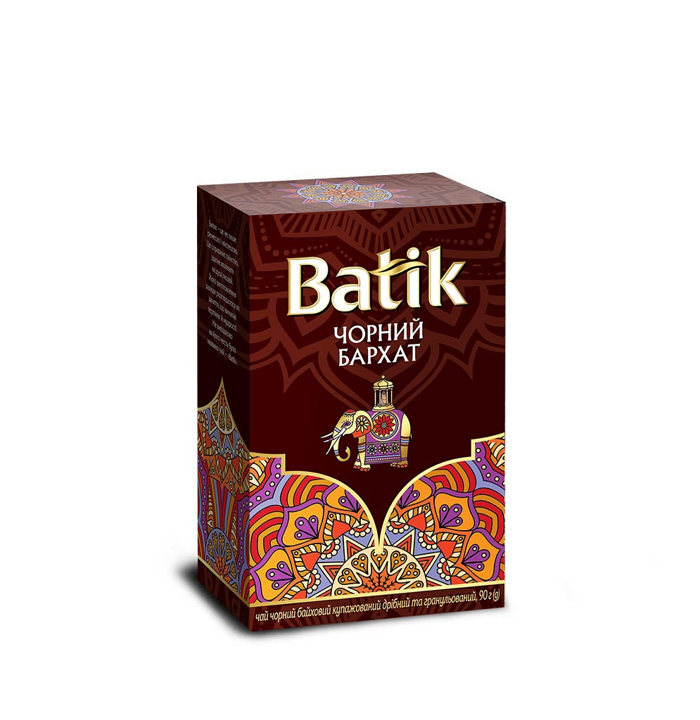 Розсипний чай Batik Чорний бархат 90 грамів, фото 1