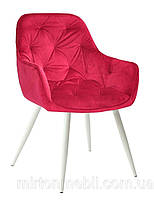 Кресло мягкое Chic (Шик) WT ткань Vel для гостиной, красный