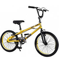 Велосипед детский "BMX" Tilly T-22061 yellow 20", World-of-Toys