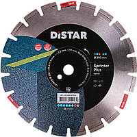 Круг алмазный отрезной Distar Sprinter Plus 1A1RSS/C1S-W (350x25.4, сегментный) (12485087024)