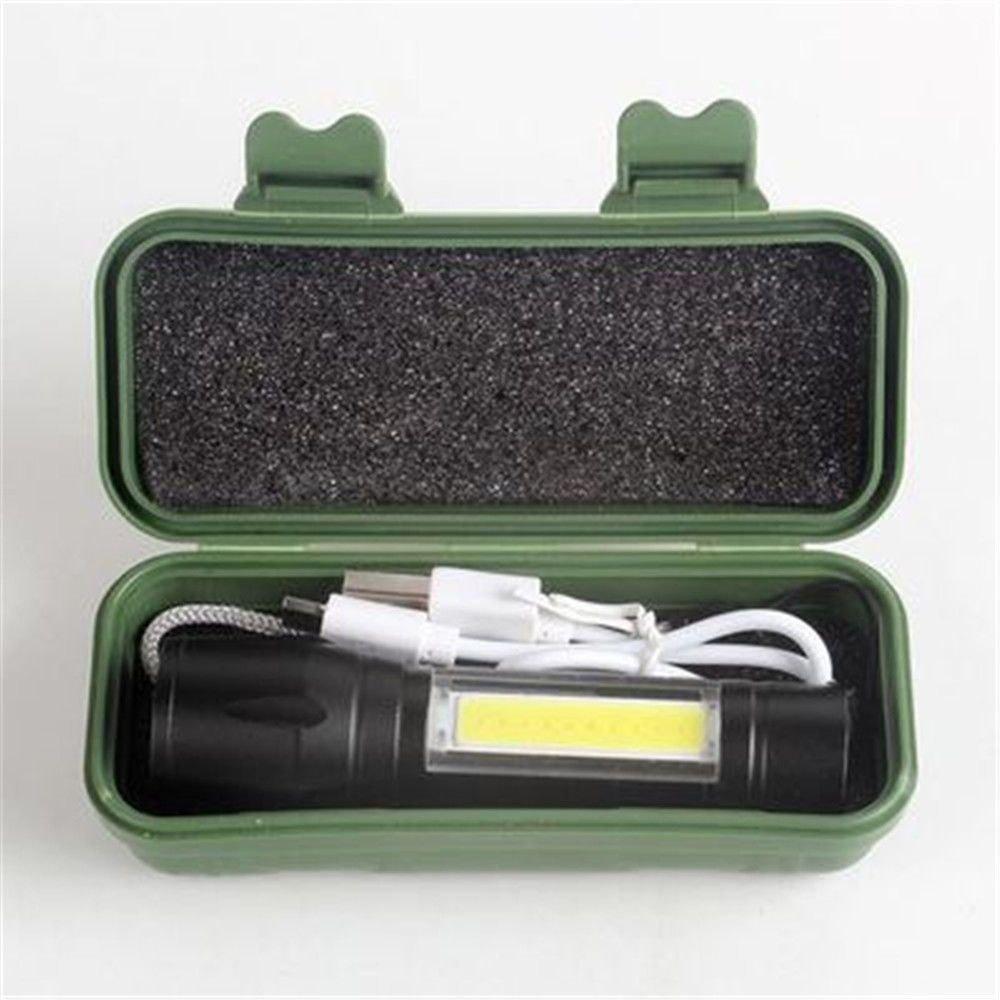 Фонарик аккумуляторный XP-G Q5 тактический ручной с линзой, 3 режима + кабель фонарик аккумуляторный usb - фото 6 - id-p2006093170