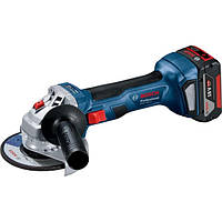 Аккумуляторная угловая шлифмашина Bosch GWS 180-LI Professional (18 В, 4 А*ч, 125 мм) (06019H9025)