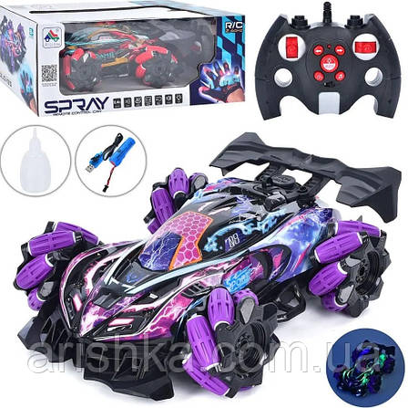 Трюкова машинка всюдихід на радіокеруванні з парою,світлом,звуком, фото 1