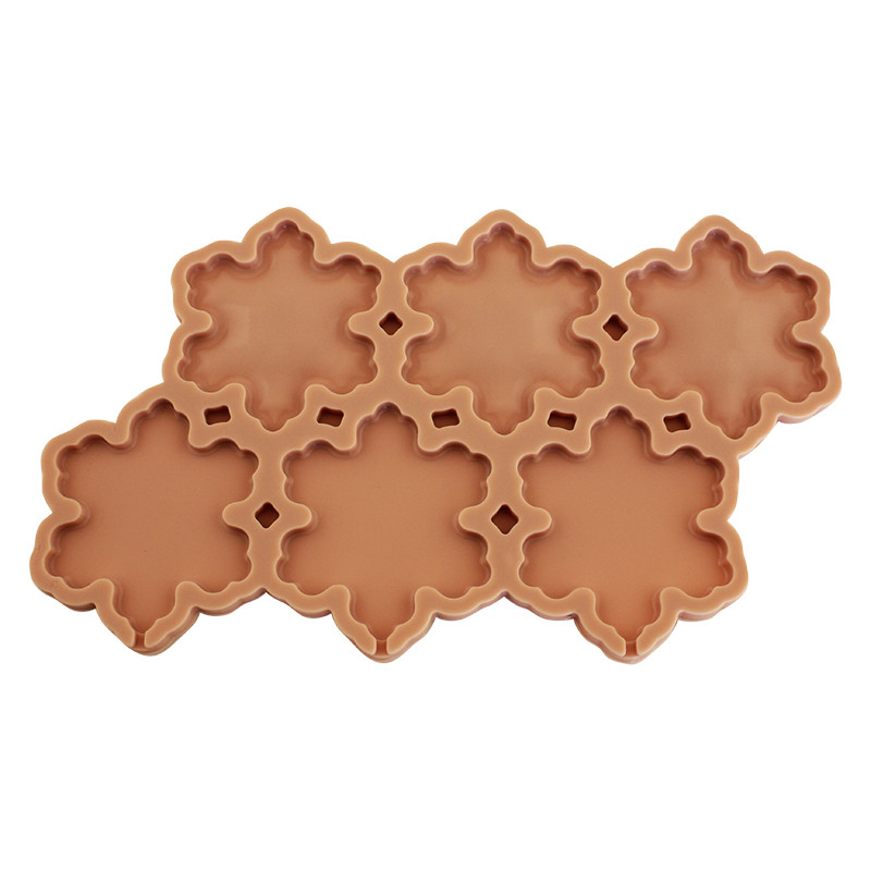 Форма силіконова для льодяників Baker Сніжинки (202052)