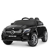 Детский одноместный электромобиль на 4 мотора и MP3 Mercedes Bambi M 4124EBLRS-2 Черный