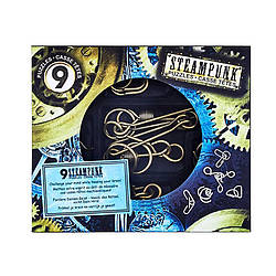 Набір головоломок 9 Steampunk Puzzles 473207 Blue set, World-of-Toys