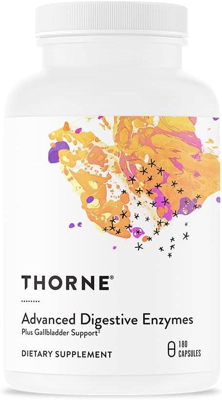 Thorne Research Advanced Digestive Enzymes (formerly Bio-Gest) / Травні ферменти Біо-Гест 180 капсул