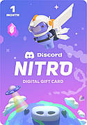 Підписка Discord Full Nitro на 1 місяць + 2 буста
