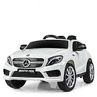 Детский одноместный электромобиль на 4 мотора и музыкальной панелью Mercedes Bambi M 4124EBLR-1 Белый