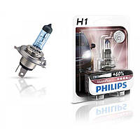 Лампа галогенна Philips H1 VisionPlus, 1шт/блістер 12258VPB1