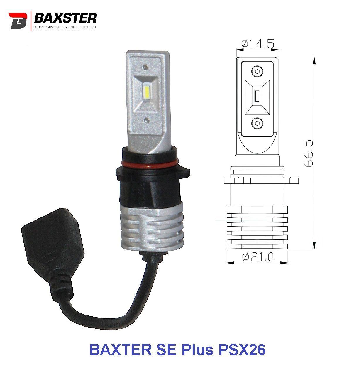 Лампи світлодіодні Baxster SE Plus PSX26 6000K (2шт)