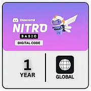 Підписка Discord Nitro Basic на 12 місяців