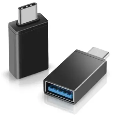 Перехідник USB OTG-01 з телефона на флешку — Type-C чорний