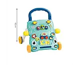 Дитячі Ходунки-каталка з ігровим центром 67127 "WToys", 2 кольори, УКРАЇНСЬКЕ ОЗВУЧУВАННЯ, світло, пісні, казки, фото 3