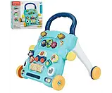Дитячі Ходунки-каталка з ігровим центром 67127 "WToys", 2 кольори, УКРАЇНСЬКЕ ОЗВУЧУВАННЯ, світло, пісні, казки, фото 4
