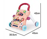 Дитячі Ходунки-каталка з ігровим центром 67127 "WToys", 2 кольори, УКРАЇНСЬКЕ ОЗВУЧУВАННЯ, світло, пісні, казки, фото 5