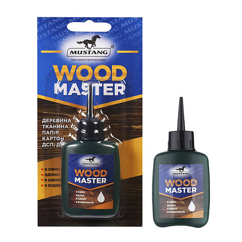 Клей ПВА MUSTANG WOOD MASTER 125г, фото 2